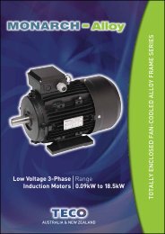 Low Voltage 3-Phase Induction Motors Range 0.09 ... - RMS Industrial