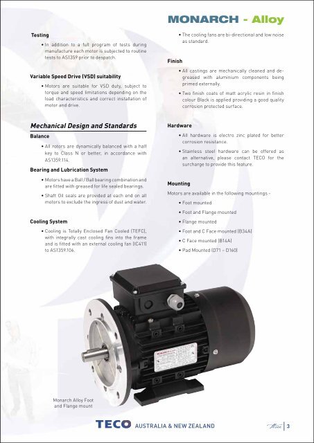 Low Voltage 3-Phase Induction Motors Range 0.09 ... - RMS Industrial