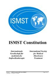 ISMST Constitution - ISMST - International Society for Medical ...