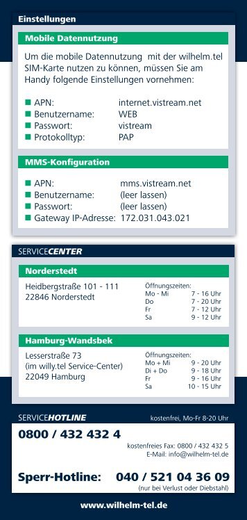 PDF ansehen - Wilhelm.tel GmbH