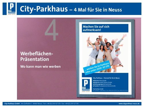 City-Parkhaus – 4 Mal für Sie in Neuss ... - City Parkhaus GmbH