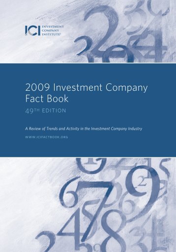 2009 Investment Company Fact Book (pdf) - Interconti, Limited