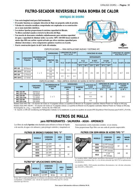 valvulas de expansion termostatica sporlan