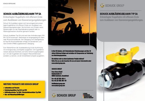 Flyer AusblÃ¤ser SA - Franz Schuck GmbH