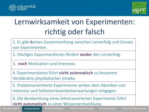 Unterrichtswerkstatt zur geometrischen Optik - pro.kphvie.at