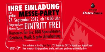 Ihre eInladung Messe-Party - Willig - Tankfahrzeuge