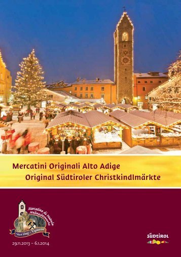 Mercatini Originali Alto Adige Original Südtiroler ... - Sterzing