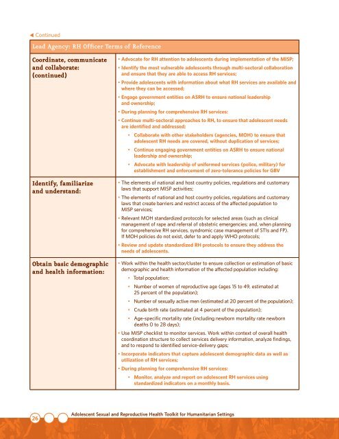 Adolescent Sexual and Reproductive Health Toolkit for - UNFPA