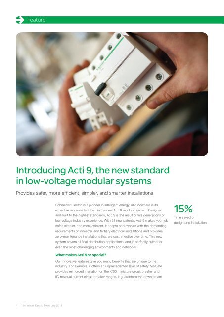 Acti 9 The efficiency you deserve (.pdf 483 Kb) - Schneider Electric