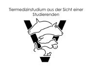 PPT zum Studium - Fachschaft Vetmed Bern