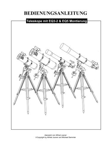 Teleskope mit EQ3-2 & EQ5 Montierung
