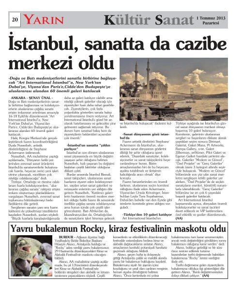 Spor 1 Temmuz 2013