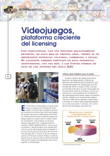 Videojuegos, - Licencias Actualidad