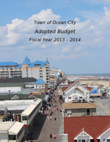 FY14 Adopted Budget Book - Town of Ocean City