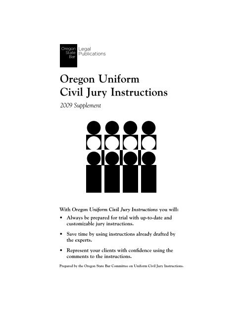 Oregon Uniform Civil Jury Instructions - Oregon State Bar