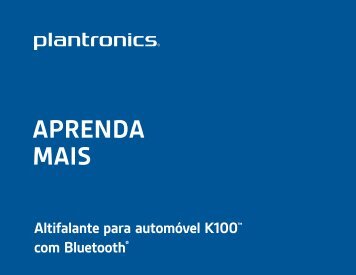 APRENDA MAIS - Plantronics