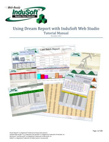 Using Dream Report with InduSoft Web Studio Tutorial
