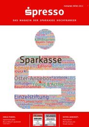 presso DAS MAGAZIN DER SPARKASSE HOCHFRANKEN