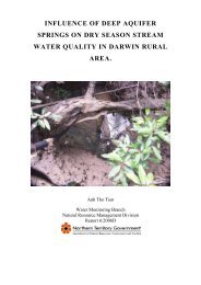 the influence of deep aquifer spring on stream water quality in the ...