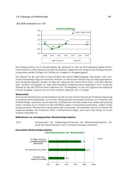 Nachhaltigkeitsbericht 2012 - Studiosus Reisen MÃ¼nchen GmbH