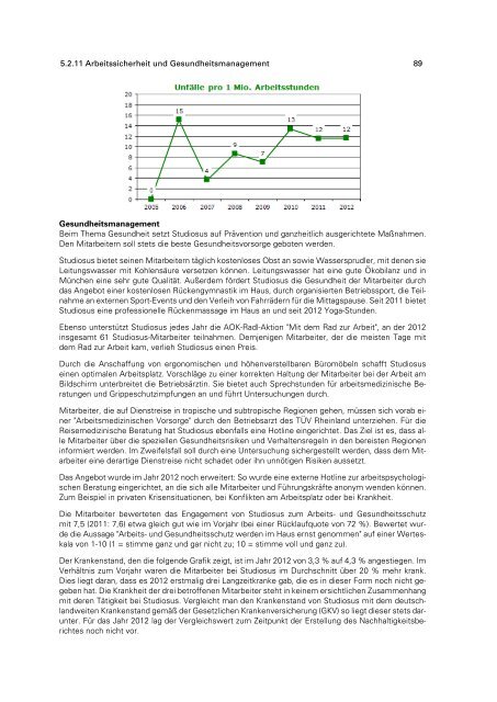 Nachhaltigkeitsbericht 2012 - Studiosus Reisen MÃ¼nchen GmbH