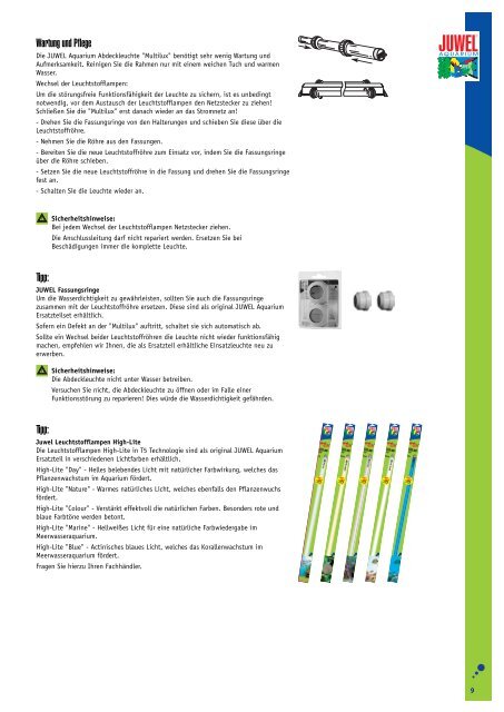 Gebrauchsanweisung Aquarium Juwel Lido 120.pdf - Aquaristik ...