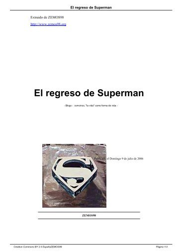 El regreso de Superman - zemos98