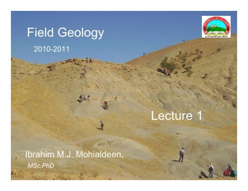 FG lecture 1.pdf - University of Sulaimani