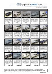 Sedan - JapaneseVehicles.com
