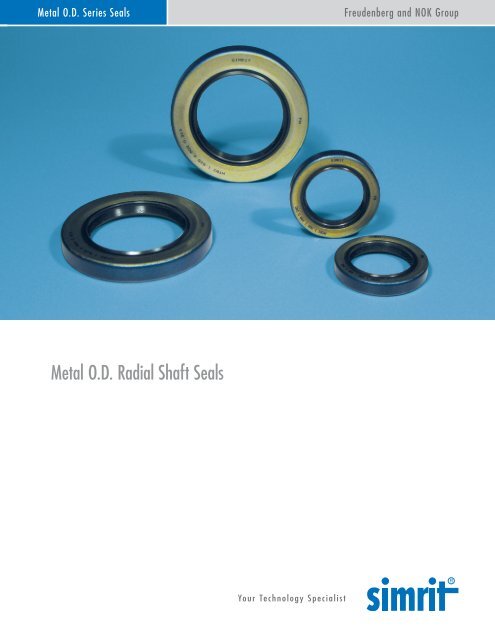 Metal O.D. Radial Shaft Seals - Simrit