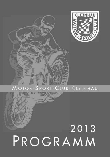 PRO G R A M M - Motorsport Club Kleinhau