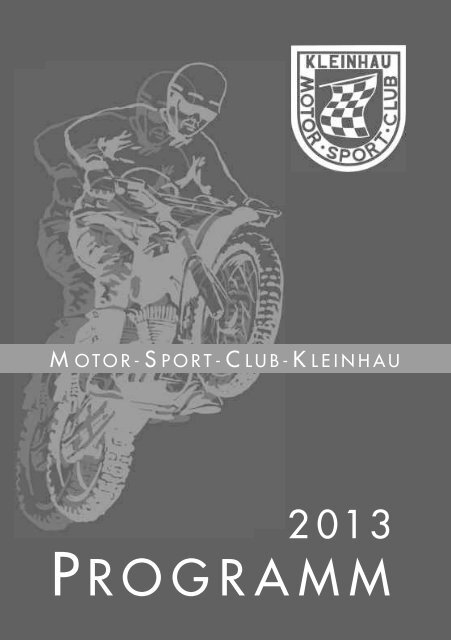 PRO G R A M M - Motorsport Club Kleinhau