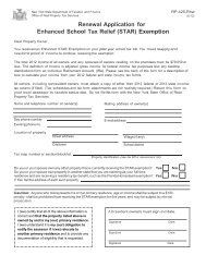 Renewal Application for Enhanced School Tax ... - Town of Halfmoon