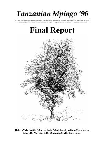TM96 Final Report.pdf - The Mpingo Conservation & Development ...
