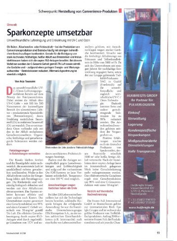 Sparkonzepte umsetzbar - oxytec AG