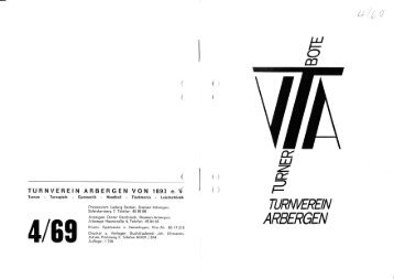 Turnerbote 1969 Ausgabe 4.pdf - TV Arbergen von 1893 eV