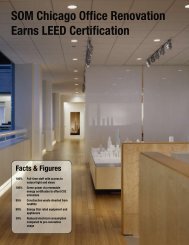 SOM Chicago Office Renovation Earns LEED Certification