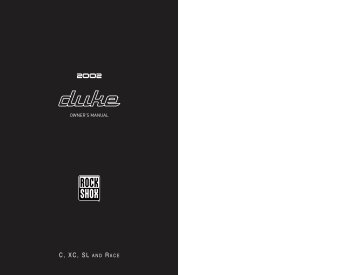 2002 Duke Owners Manual - Birota