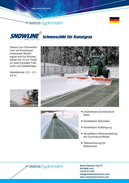 SNOWLINE - VP Industries