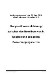 Kooperationsvereinbarung zwischen den Betreibern von in ... - Geode