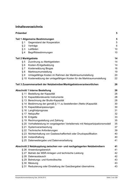 Kooperationsvereinbarung zwischen den Betreibern von in ... - Geode