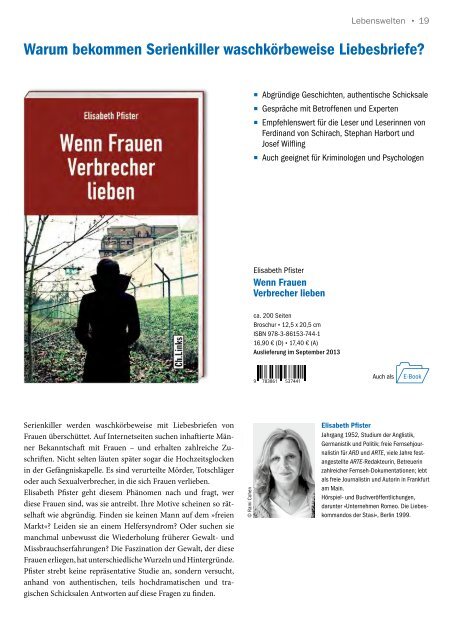 Katalog Herbst 2013 aufrufen - Ch. Links Verlag