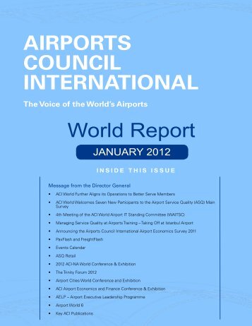 ACI World Report January 2012 - Airports Council International