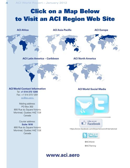 ACI World Report January 2012 - Airports Council International