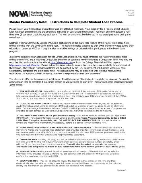 Master Promissory Note Instructions To Complete Student Loan master-promissory-note-instructions-to-complete-student-loan