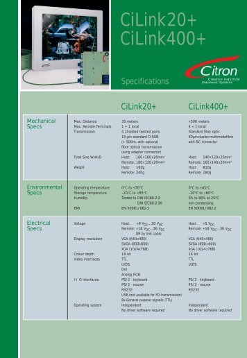 Datenblatt (Page 1) - Citron Gmbh