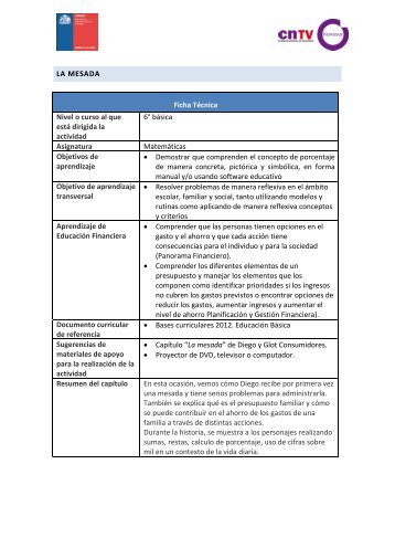 Ficha de trabajo capÃ­tulo 4 - Sernac