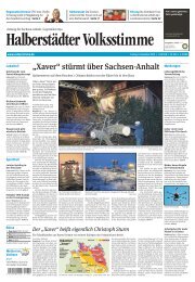 „Xaver“ stürmt über Sachsen-Anhalt