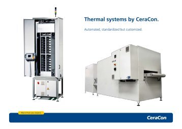 Thermal systems by Ceracon