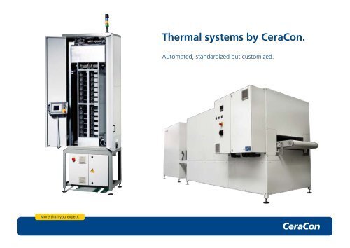 Thermal systems by Ceracon